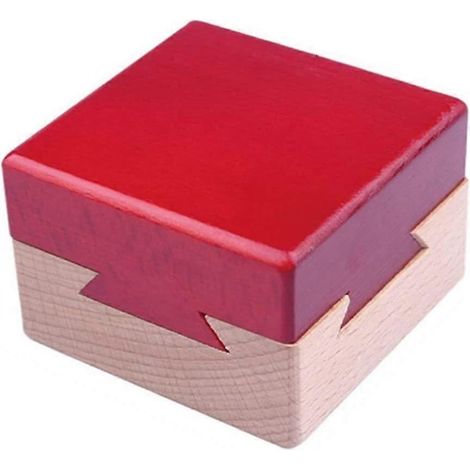 Boîte à énigmes en bois, casse-tête, coffret cadeau de bijoux secrets pour une surprise de Noël, 2 (1/3)