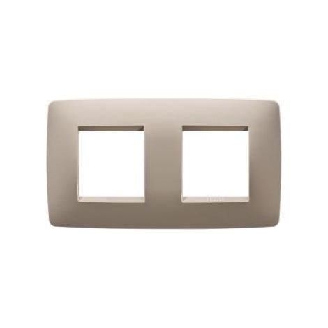 PLAQUE ONE INT. 2+2P H CHANVRE GEWISS GW16123TC