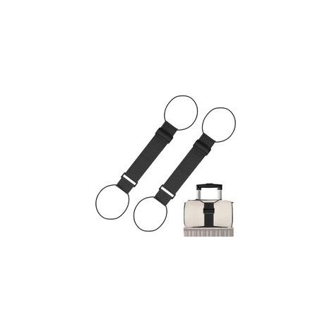 2 Pièces Sangles de Bagage Élastiques Réglables, Ceintures de Fixation pour Valise, Accessoire de Voyage Portable pour Attacher des Sacs et des Boîtes pour Sécuriser Les Bagages Supplémentaires (1/5)