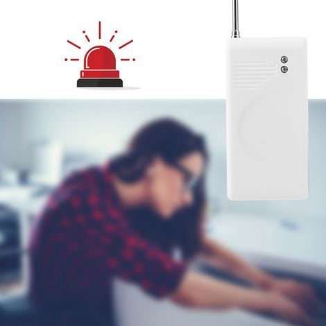 Détecteur de vibration sans fil 433 MHz pour système d'alarme maison, capteur sécurité porte et fenêtre anti-effraction (1/4)