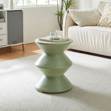 Beistelltisch Kyppeslo 47xØ37 cm Mintgrün [en.casa]
