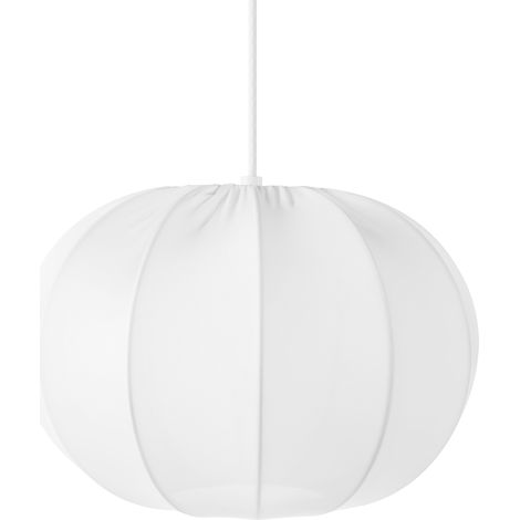 Lámpara colgante de diseño moderno lámpara de techo pantalla de nylon sintético blanco Mariara