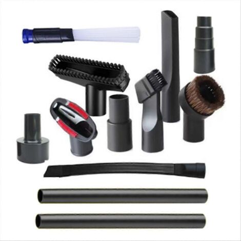 BARKBUSTERS 12 accessoires universels pour aspirateur de 3,2 cm (1-1/4 pouce) : brosse, rallonge, tube, embout et suceur plat. (1/5)