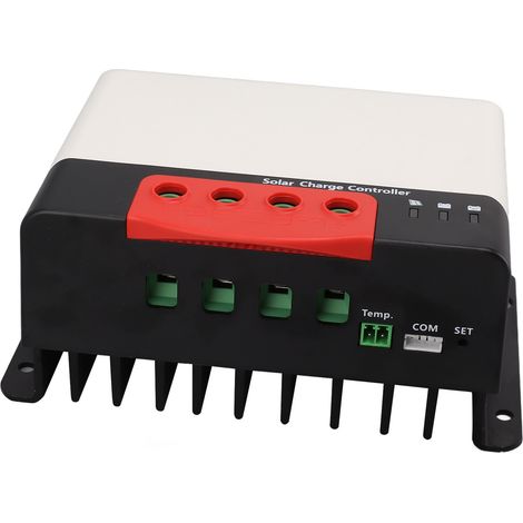 Contrôleur de charge solaire MPPT 30 A 12 V 24 V avec détection automatique et contrôle de charge multiple sécurisé pour batteries au lithium (1/5)