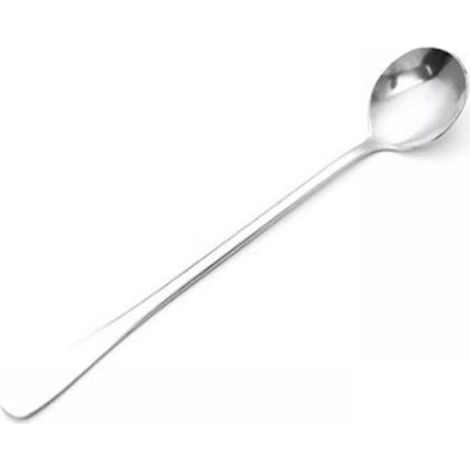Cuillère À Mélanger Longue - Acier Inoxydable - Pour Thé Glacé Café Milkshake Cocktail Glace - 19,5 x 3 cm - 1 Pièce (1/5)