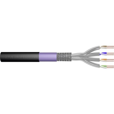 Digitus DK-1741-VH-1-OD Netzwerkkabel CAT 7 S/FTP 0.25 mm² Schwarz (RAL 9005) 100 m