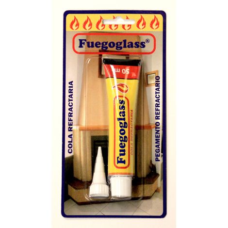 FPLUS fuegoglass pack tubo cola refractaria 50 ml b0243 , fuegoglass pack tubo cola refractaria 50 ml b0243