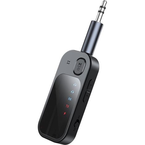 Bluetooth-Empfänger 5.4, 2-in-1-Funk-Audioempfänger, unterstützt 2 AirPods/Kopfhörer, für Fernseher, Heimstereoanlage, Headset, Lautsprecher (1/5)