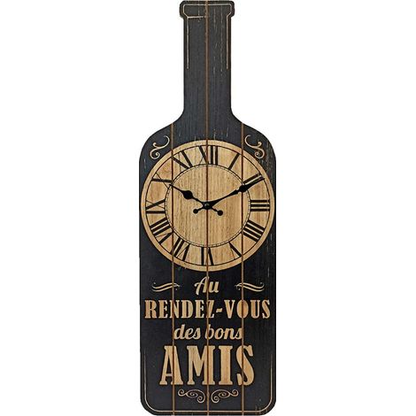 Pendule en forme de bouteille 64 cm (1/4)