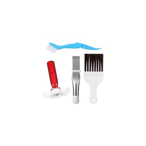 4 Pièces Peignes à Ailettes de Climatisation, Brosse de Nettoyage de Climatiseur, Peigne Climatiseur Nettoyant Climatisation Maison (1/5)