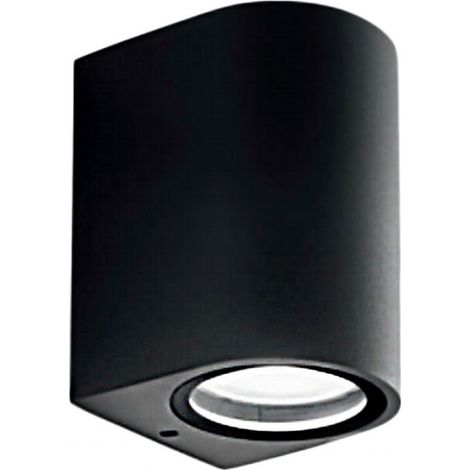 Applique alluminio gea led vejo m ges901 gu10 led lampada parete monoemissione moderno (1/5)