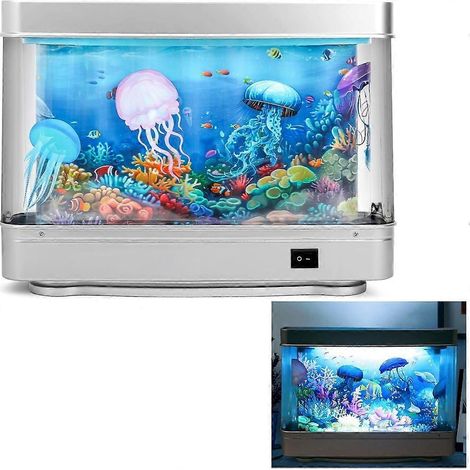 Lampe décorative pour aquarium océanique, éclairage artificiel pour aquarium tropical, lampe à mouvement, veilleuse virtuelle, mouvement UE (1/5)