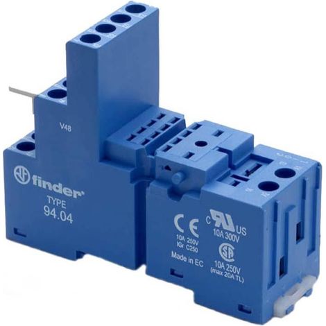 ZOCALO RELE FINDER Para CARRIL DIN Y Panel Para Serie 55.32 Y 55.34 9404SMA