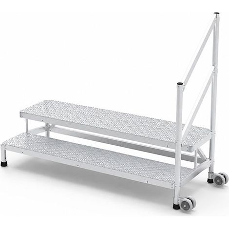 Scalino 2 gradini - Altezza max. lavoro 2.50m - Larghezza 2.15m - MP2-200-RLGCD (1/5)