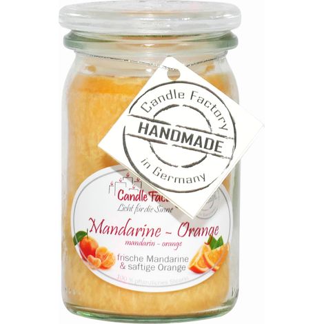 Candle Factory Baby Jumbo Mandarine-Orange Duftkerze Dekokerze 308177