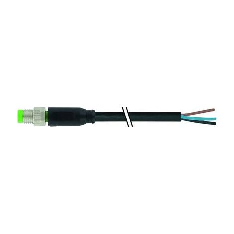 CONNETTORE M8 0°, ESTREMITÀ DEL CAVO LIBERA.