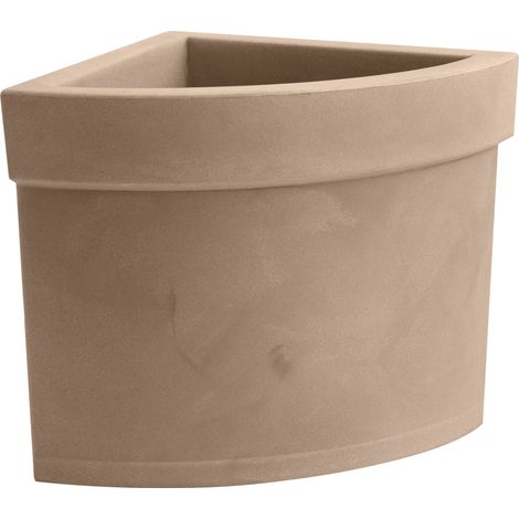 Vaso angolare resina THEMIS cm. 40 AVANA