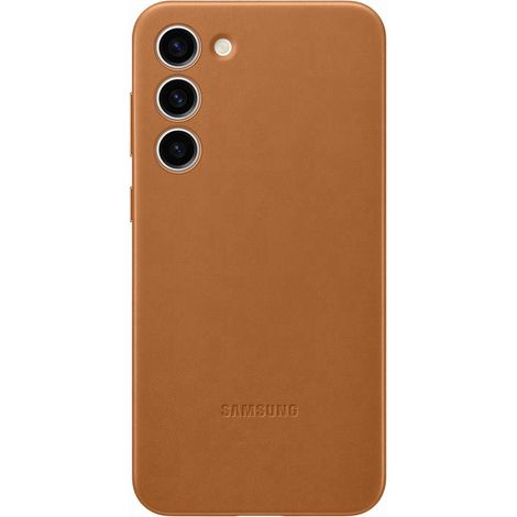 Samsung EF-VS916LA S23+ S916 Camel Lederhülle (1/5)
