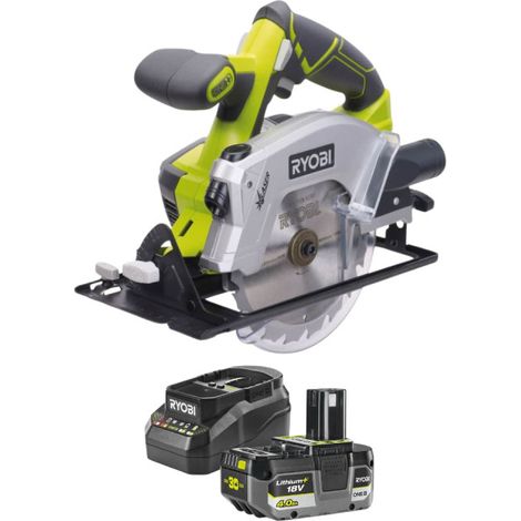 Scie circulaire RYOBI 18V One+ RWSL1801M - 150 mm - Batterie 4,0Ah et chargeur (1/5)