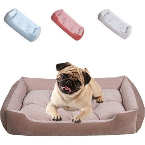 45cm Washable Brown Pet Bed for Dogs and Cats