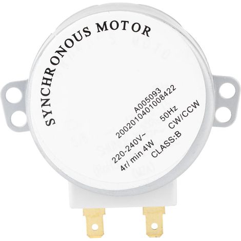 Moteur micro-synchrone TYJ50-8A7, 220-240 V CA, 4 tr/min, rotation horaire/contrainte, pour ventilateur électrique (1/5)