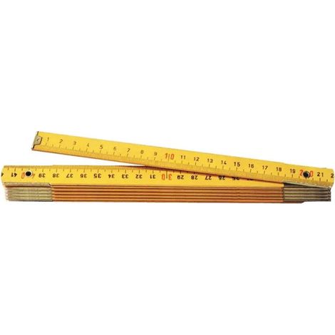Mesure pliante en bois -