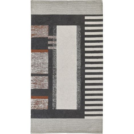 Teppich KAKINADA Bunt 80 x 150 cm Baumwolle