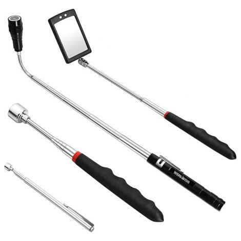 Lot de 4 outils télescopiques magnétiques pour homme – Cadeaux pour papa de fille ou fils, cadeaux uniques personnalisés pour papa, bricoleur, mari, garçons, outils pour homme (1/5)