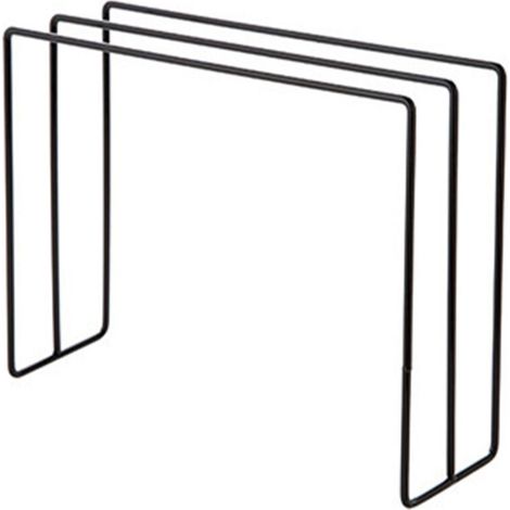 Toallero independiente de hierro negro – 3 filas de barras – Diseño vertical compacto y elegante para la cocina.