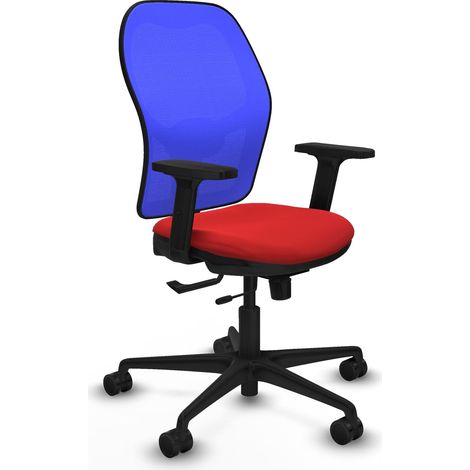 Silla de oficina piqueras y crespo Jorquera azul ergonómica (1/2)