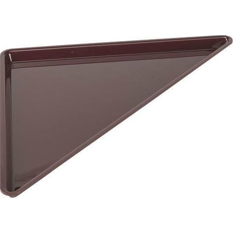 Plat Plexiglas Noir Triangle 400/400X565X17MM - L2G