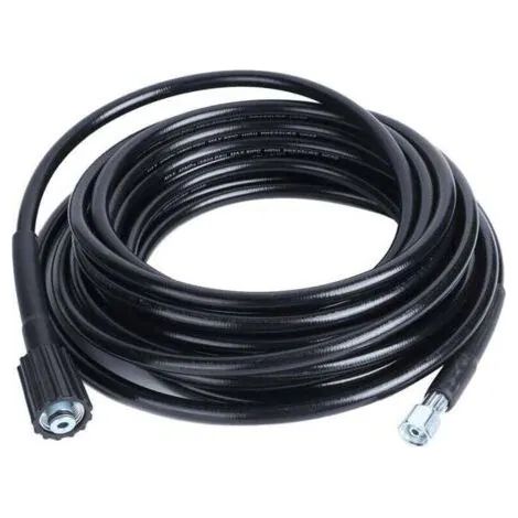 Tuyau haute pression de 10 m, filetage M22 - Tuyau pour nettoyeur haute pression avec raccord rapide à clic pour nettoyeurs haute pression Krcher K2 et K3 (1/3)