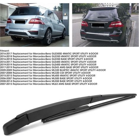 Replacement rear wiper arm blade, for Mercedes-Benz W166 W164 ML350 ML500, A1648200744 (1/5)