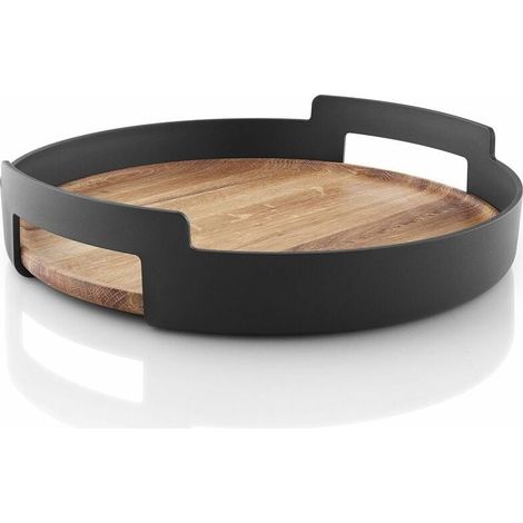 Nordic Kitchen Serving Tray, Simple and Timeless Design, Black (1/3)