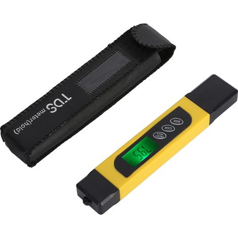 Testeur de qualité de l'eau 0 à 4999 ppm, compensation de température, stylo de test automatique pour une utilisation sur le terrain (1/5)