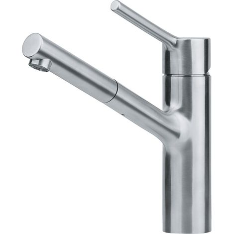 Franke Taros Neo - Spültischarmatur FC 6383.501 mit ausziehbarem Endstück, Edelstahl 115.0596.383