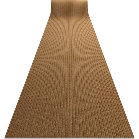 Paillasson antidérapant pour les mètres courants CEYLON extérieur, intérieur, sur caoutchouc - noix de coco marron 0226 100cm brown 100x500 cm