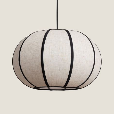 Lámpara Colgante Lino Gabriela Beige