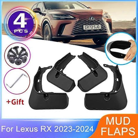 Für Lexus RX ALA10 ALH10 2023 2024 Vordere und hintere Schmutzfänger Radlaufschutz Spritzschutz Neue Upgrade Kotflügel Schmutzfänger Zubehör--