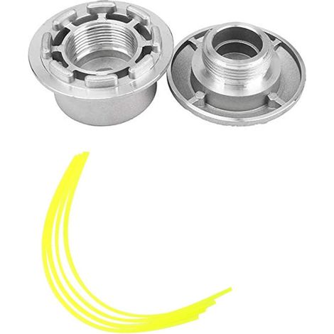 Adatto per testine per decespugliatore, testine per decespugliatore con filo di alluminio, testine per decespugliatore universali a 4 fili, testine per decespugliatore, testine per decespugliatore uni