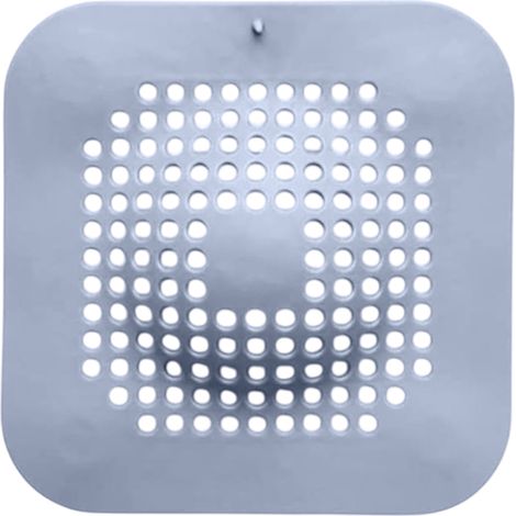 Couvercle de siphon de sol en silicone anti-obstruction pour lavabo, filtre anti-cheveux pour siphon de salle de bain, filtre d'égout (1/5)