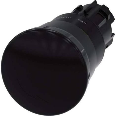 Siemens 3SU10001HB100AA0 3SU1000-1HB10-0AA0 Interruttore a pressione a fungo Nero 1 pz. (1/4)