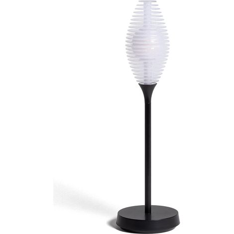 Lámpara de Mesa LED Portátil Exterior con Batería USB Recargable Dukuza Negro