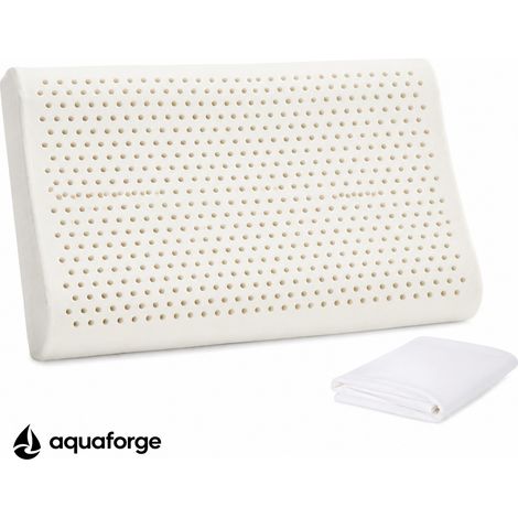 Almofada Cervical Ergonómica Látex Hipoalergénica Respirável 30 x 50 cm (1/5)