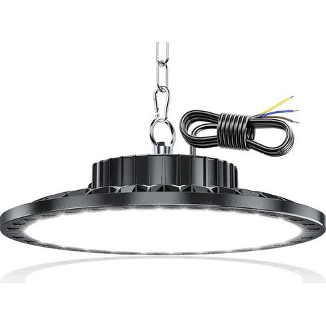 Projecteur LED industriel 100W 10000 lumens IP65 étanche 7000K blanc froid Installation flexible pour ateliers et entrepôts 10000LM (1/5)