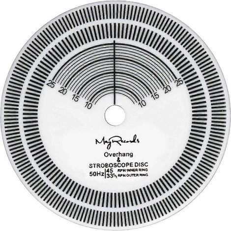 Calibrage du stroboscope du tourne-disque, test de vitesse du tourne-disque, étalonnage du disque (1/5)