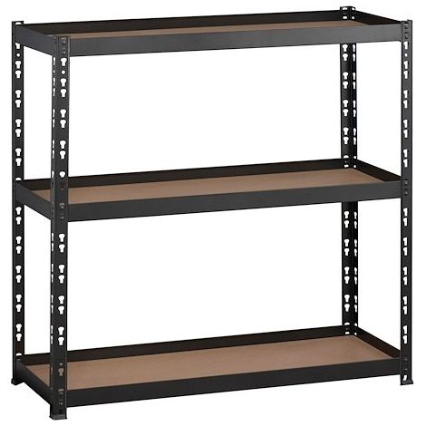 Rayonnage Combi H 97 cm - Tablettes agglomérées avec rebords - Maxiburo (1/2)