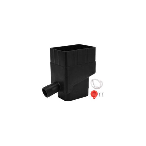 Système de collecte d'eau de pluie Déviateur de gouttière professionnel Résistant aux UV Compatible avec descentes 2" x 3" (1/5)