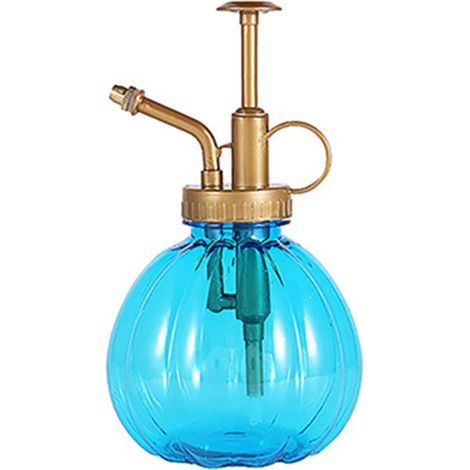 Flacon pulvérisateur de type seringue attrayant et pratique, en plastique, vert et violet, 158,5 cm, 350 ml, bleu.
