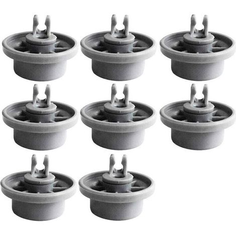 Lot De 8 Roulette Lave Vaisselle Panier Couvert Lave Vaisselle Universel Compatible avec Bosch & Siemens Vaisselle Panier Inférieur Modèle 165314 (1/5)